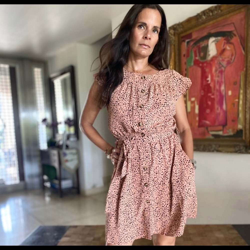 Animal Print short dress